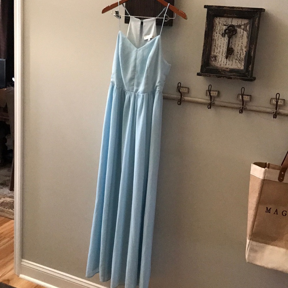 Adelyn Rae Powder Blue Gown Size M